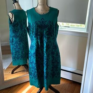 Lands End - 16 -  Dress Teal and Navy
